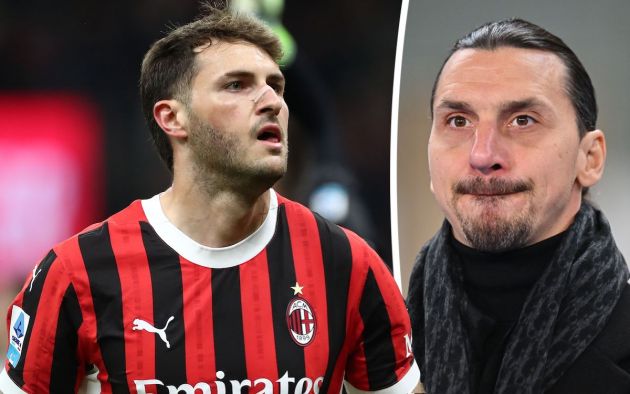 Santiago Gimenez of AC Milan ibrahimovic