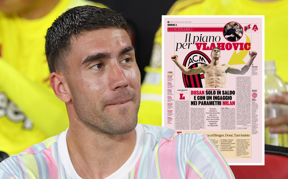 GdS: ‘The plan for Vlahovic’ – Milan to ramp up pursuit if two conditions are met