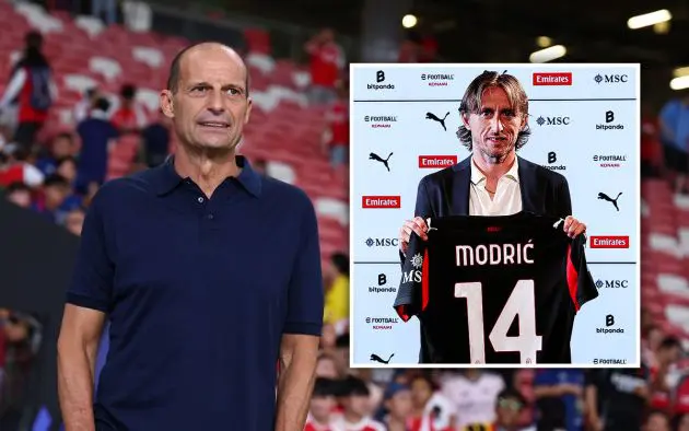 Allegri and Modric
