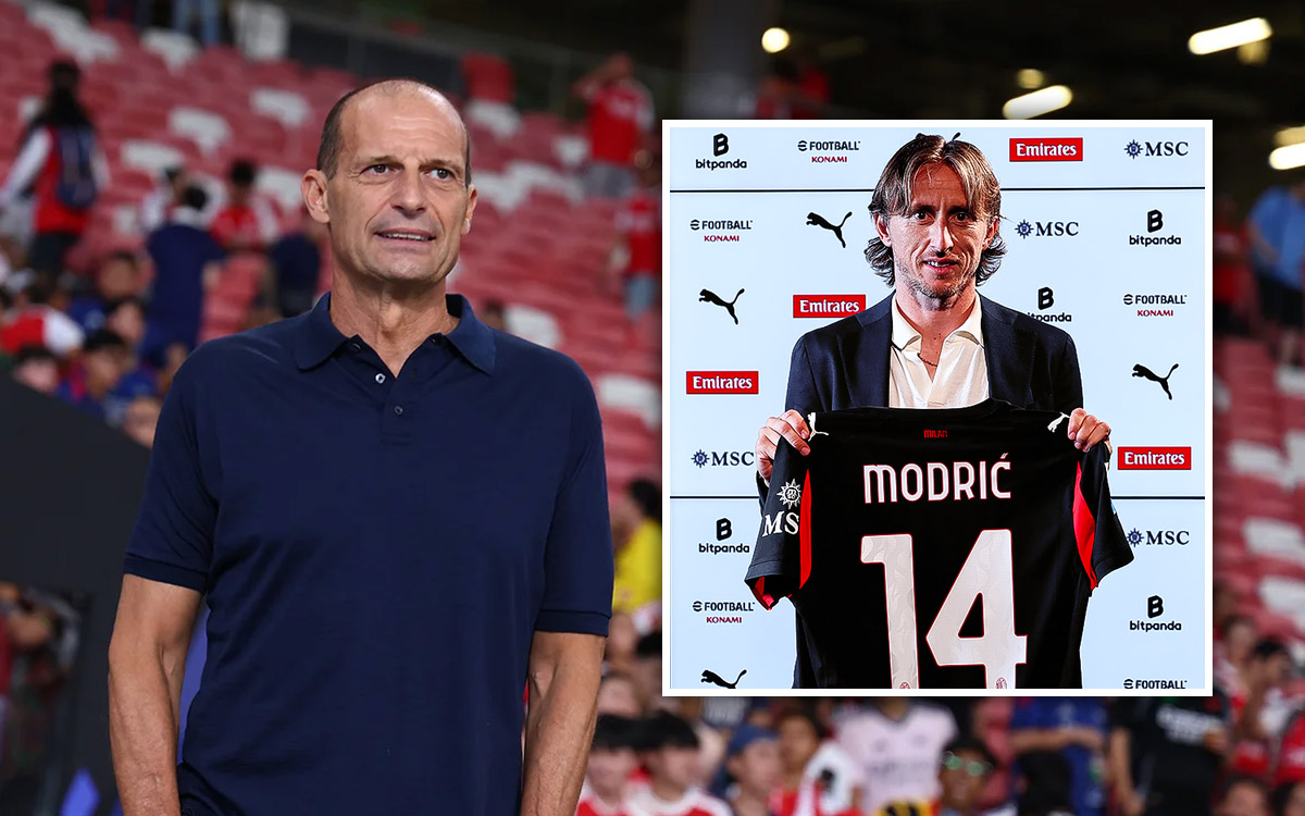 Allegri and Modric