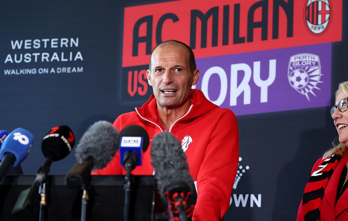 Allegri presser Perth