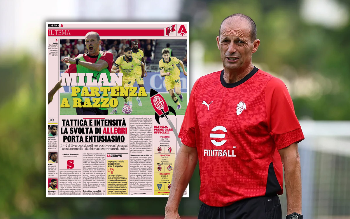 GdS: ‘Nothing left to chance’ as Allegri transforms training regime at Milan