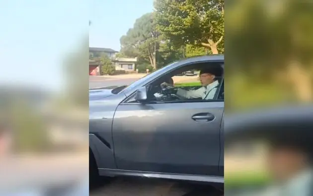 Max Allegri arrives Milanello