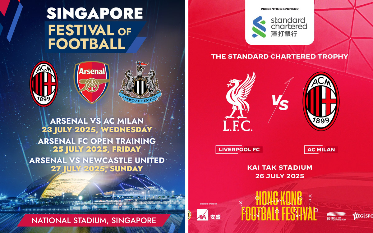 Arsenal and Liverpool: Milan gearing up for first week of pre-season friendlies