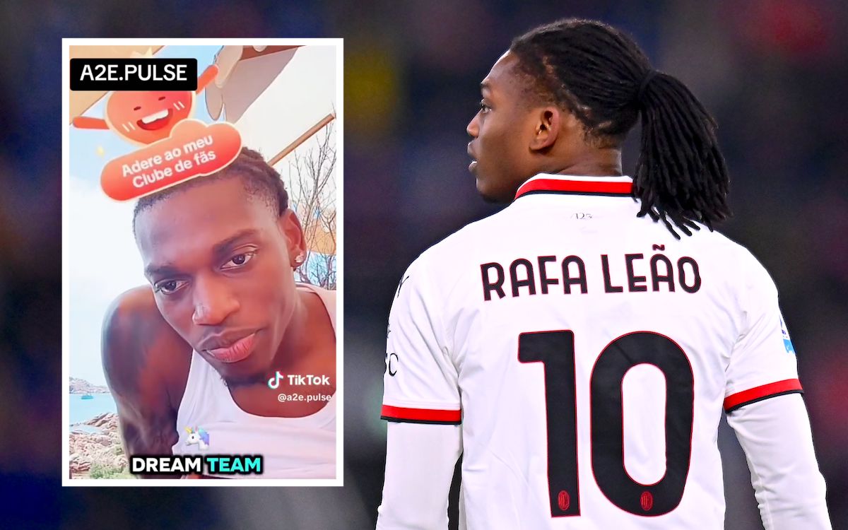 Watch: Leao affirms future while responding to fan – “Milan is a dream team”