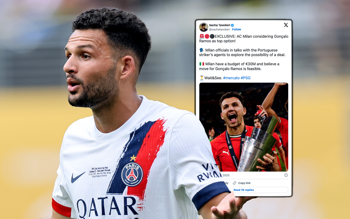 Tavolieri: Milan make PSG striker ‘top target’ – deal possible with €30m budget