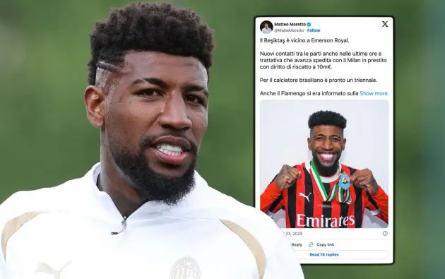 Emerson Royal of AC Milan