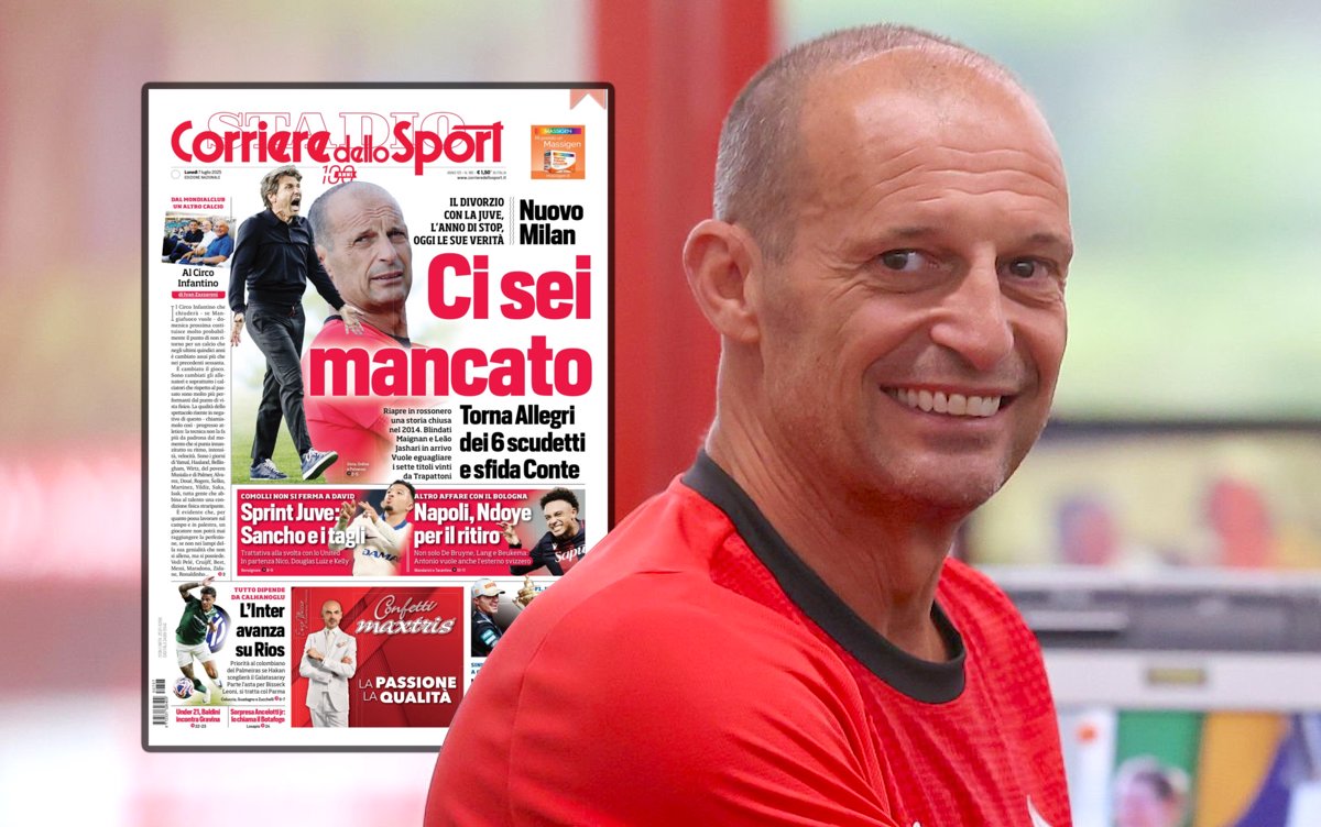 Head coach AC Milan Massimiliano Allegri