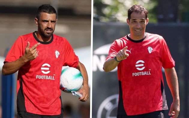 Assistant coach AC Milan Francesco Magnanelli corradi