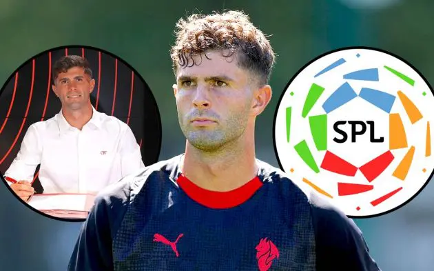 Christian Pulisic of AC Milan