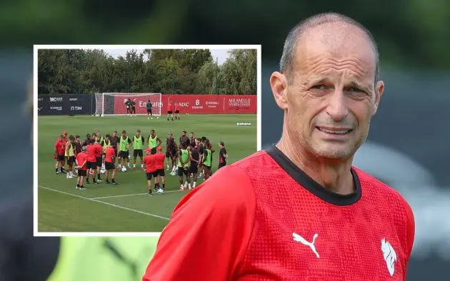 Head coach AC Milan Massimiliano Allegri