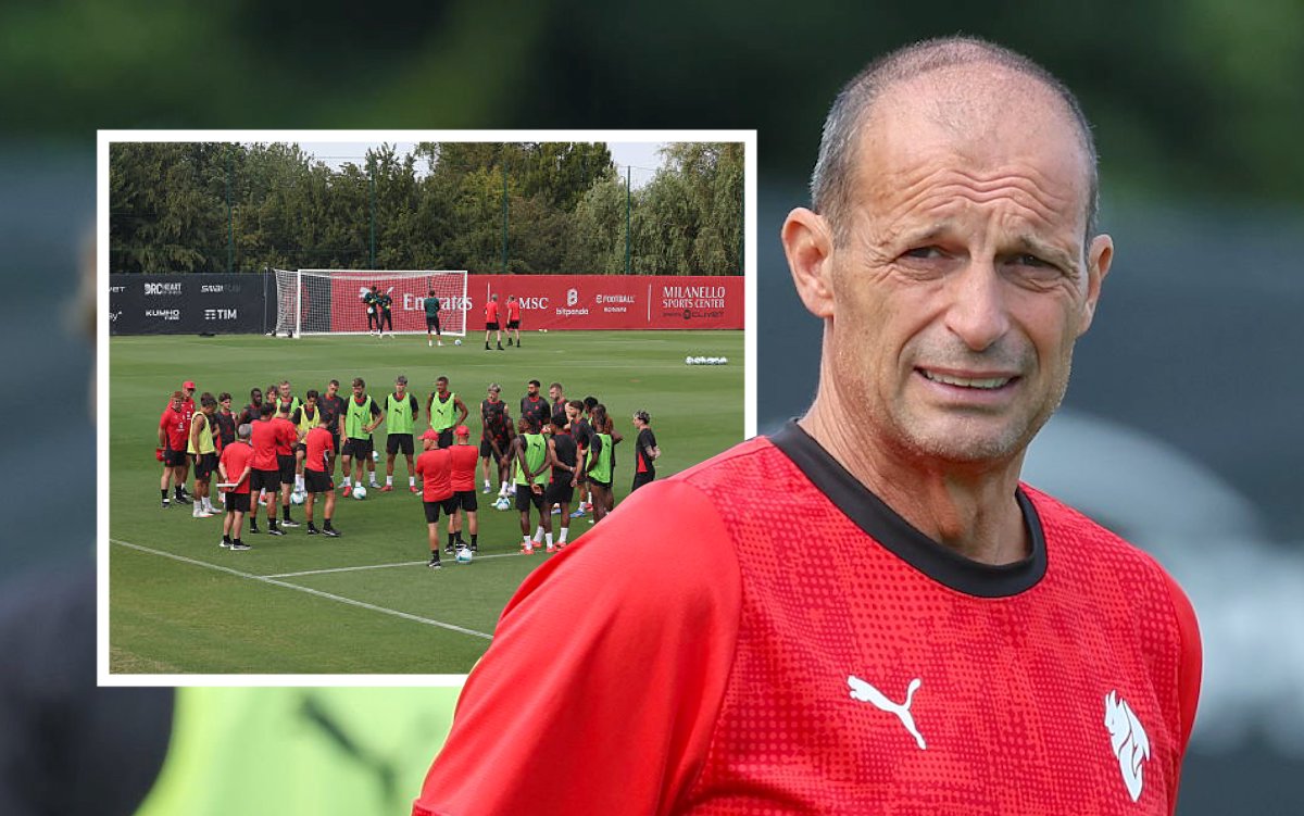 Head coach AC Milan Massimiliano Allegri