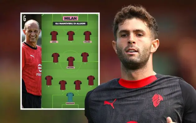 Christian Pulisic of AC Milan
