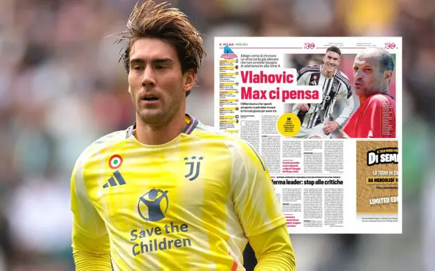 Dusan Vlahovic of Juventus