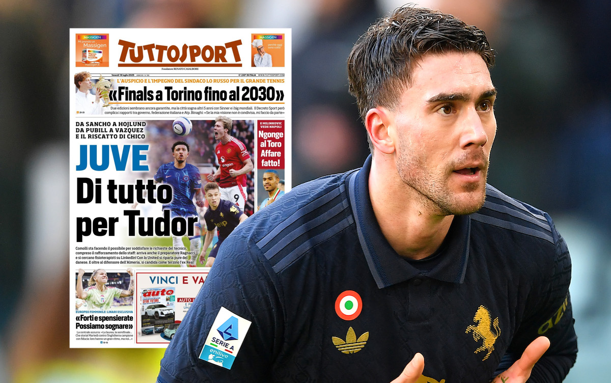 Tuttosport: ‘Logic is needed’ – Juventus open to Vlahovic sale as Milan remain on alert