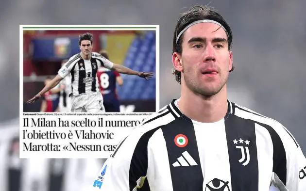 Dusan Vlahovic of Juventus