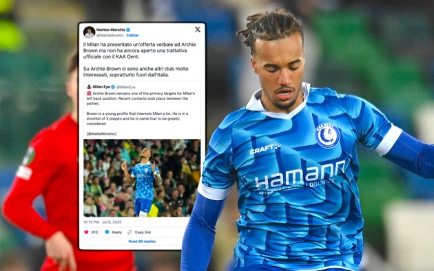 Archie Brown ofKAA Gent