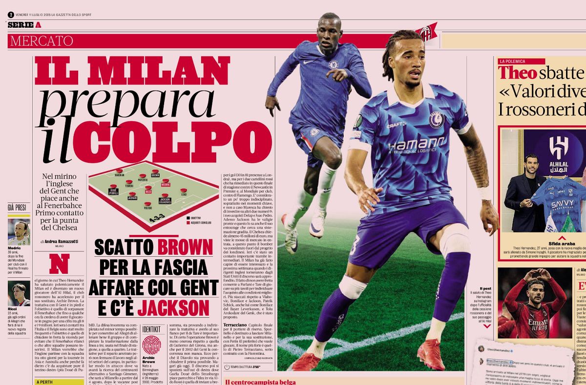 Milan Gazzetta on Brown, Doue and Jackson