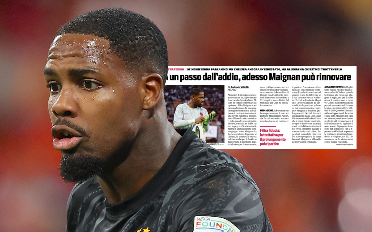 CorSport: Tare and Allegri plan chat with Maignan – optimism over renewal growing