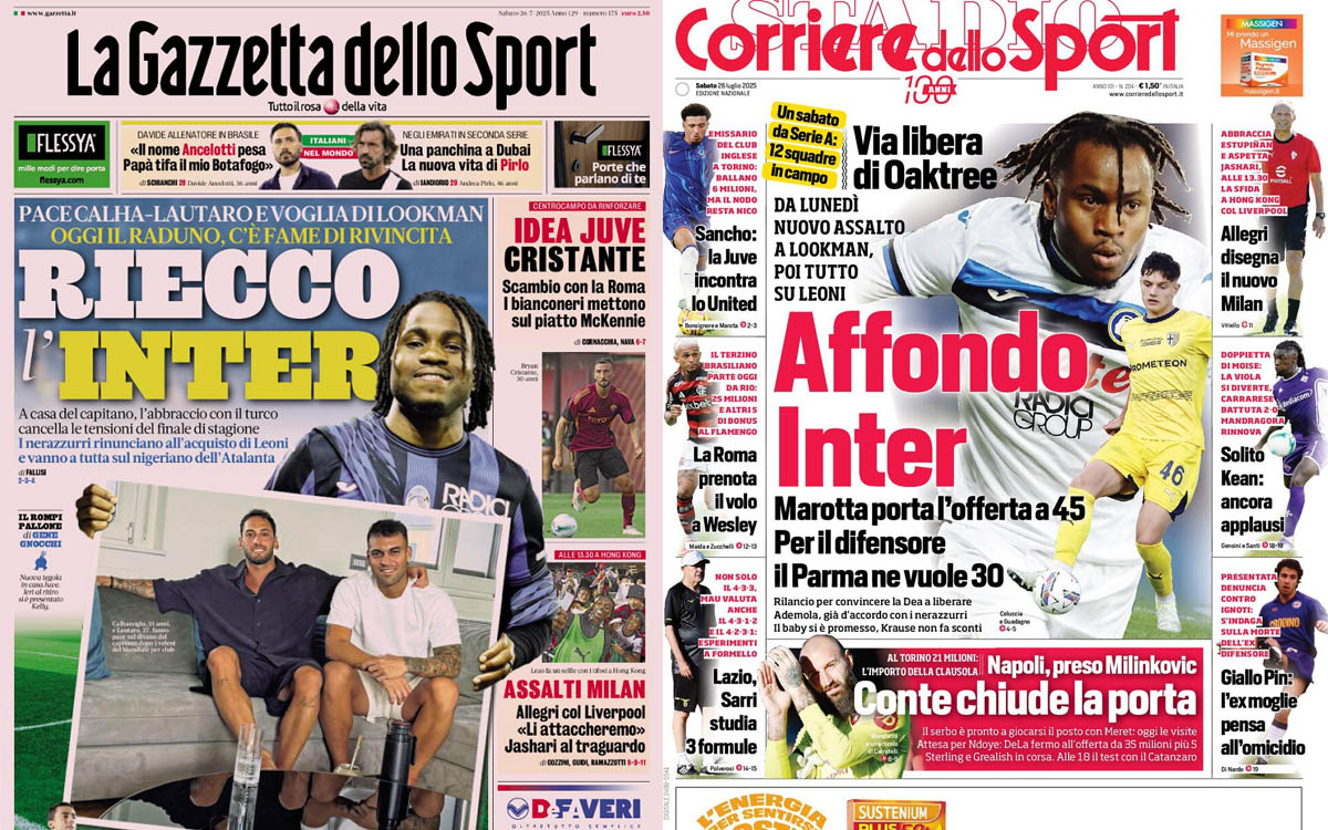 Gallery: ‘Crash test against Liverpool’, ‘Allegri awaits Jashari’ – Today’s front pages in Italy