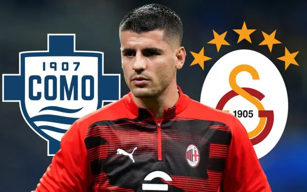 Alvaro Morata of AC Milan