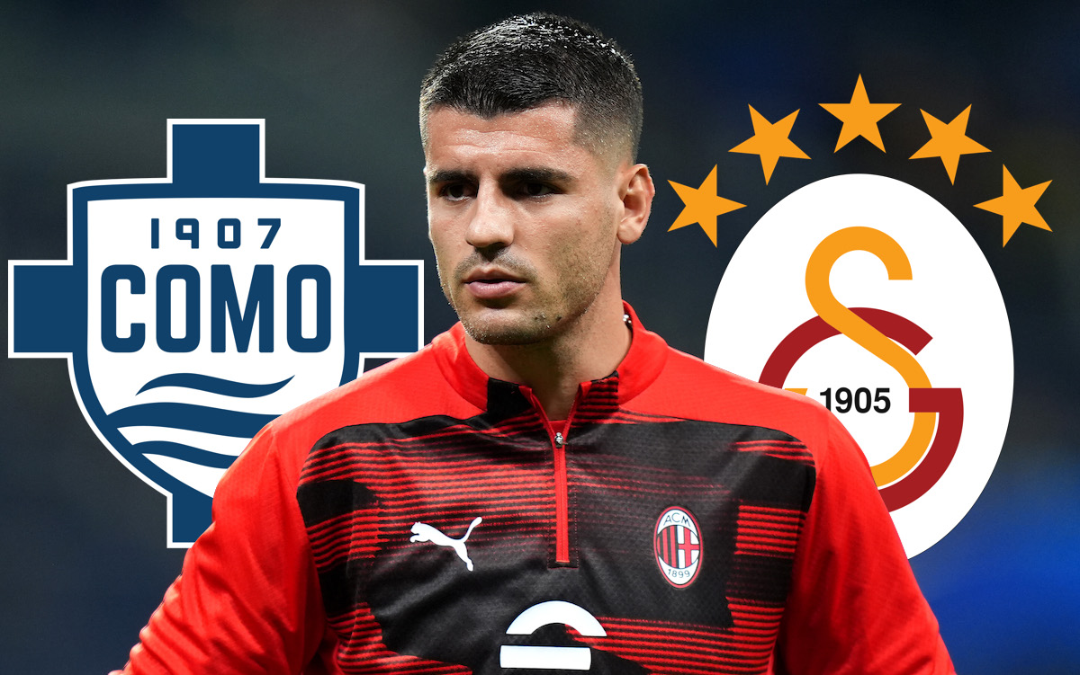 Alvaro Morata of AC Milan