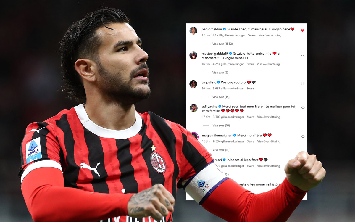 Theo farewell reactions