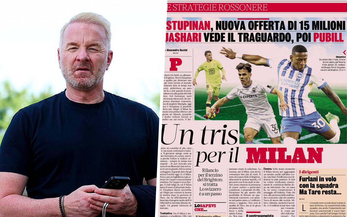 Tris Milan Gazzetta