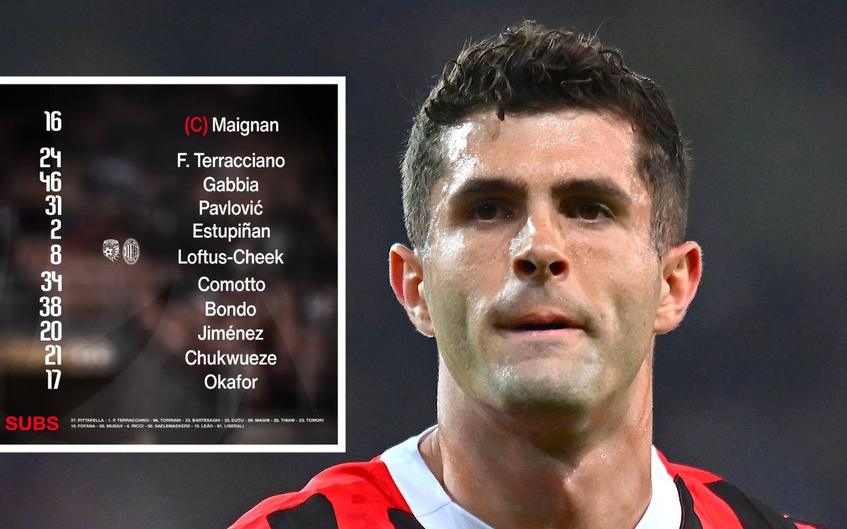 Christian Pulisic of AC Milan