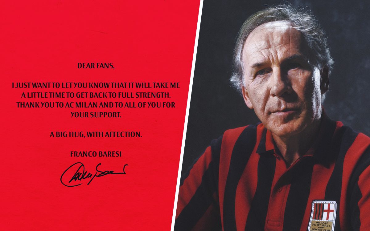 Official: AC Milan announce that Baresi is recovering from successful surgery