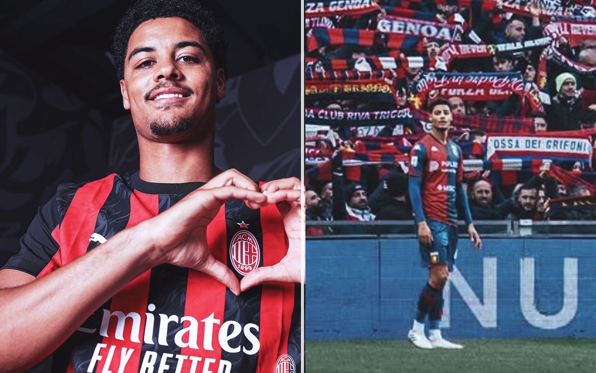 De Winter gives message to Genoa fans after Milan move: “A special place in my heart”