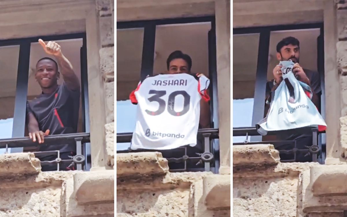 Watch: Jashari, Terracciano and Estupinan presented to Milan fans at Via Dante store