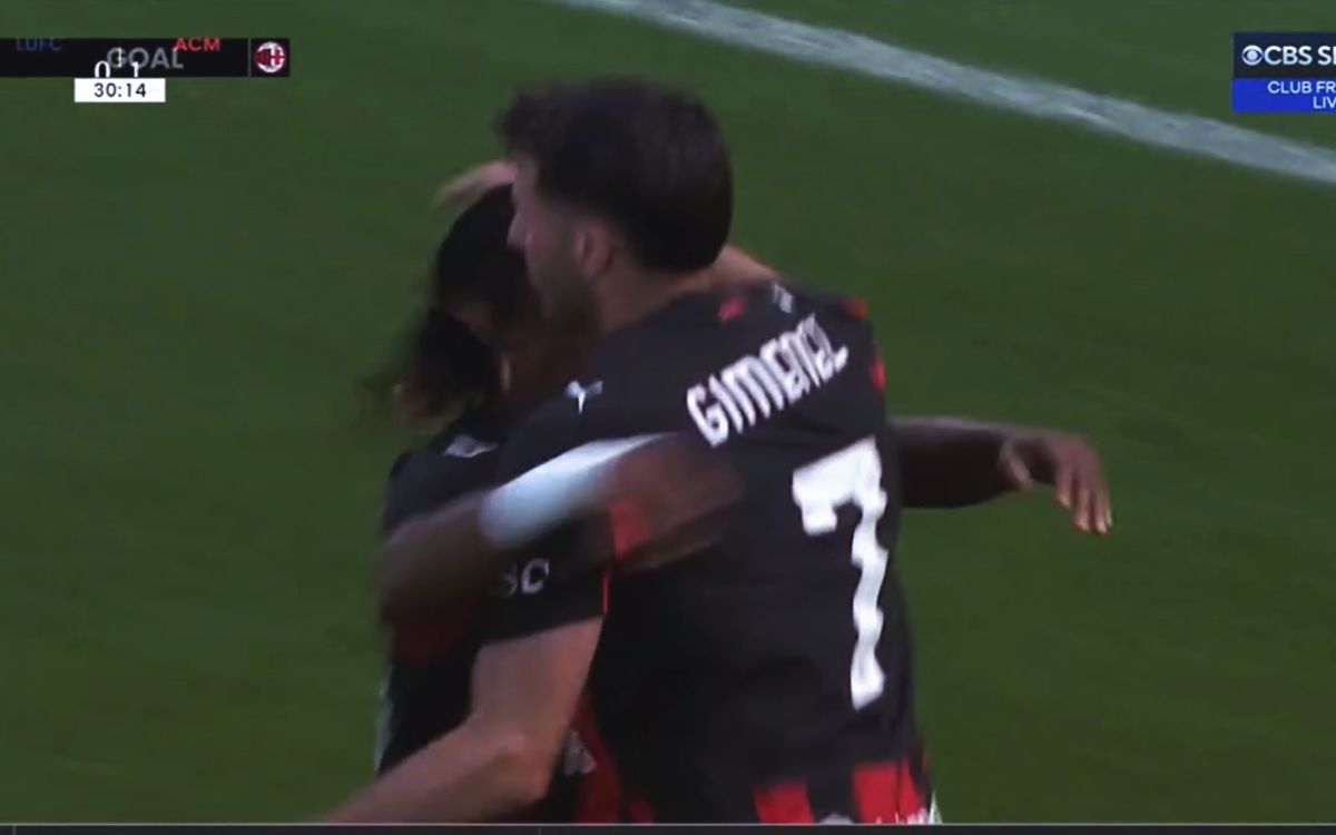 Gimenez goal Milan Leeds