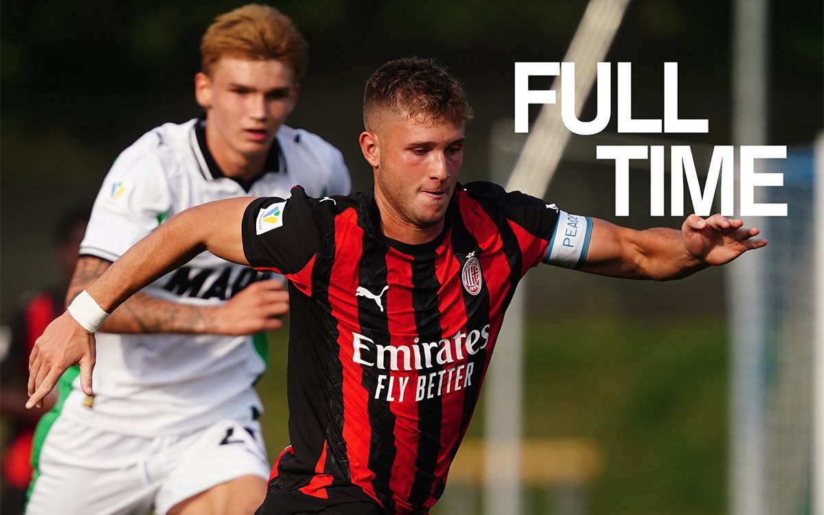Milan Primavera 1-2 Sassuolo: Rossoneri try until the end for comeback