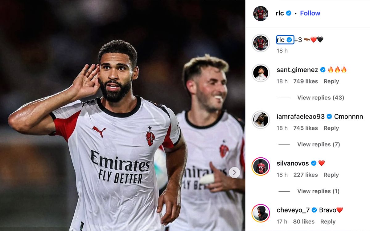 Photos: ‘Get this club where it deserves’ – AC Milan players react after 2-0 Lecce win