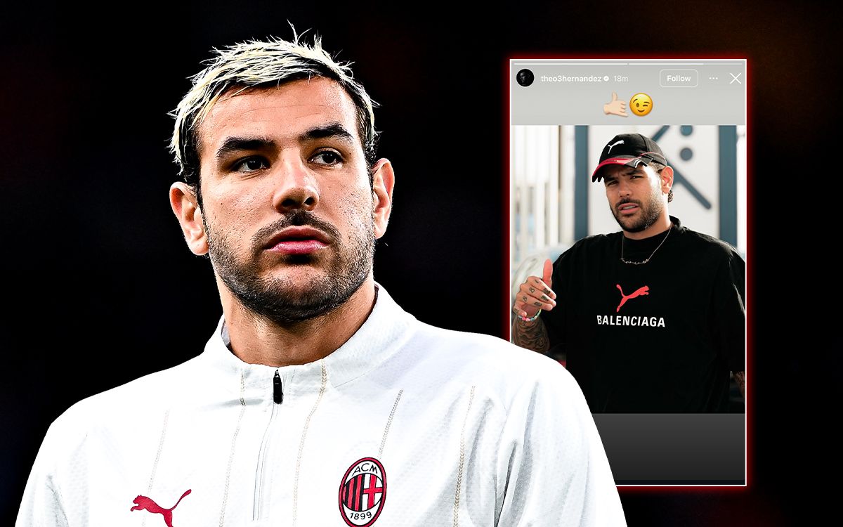 Theo makes strange social media post after Milan loss despite earlier wishes – photos