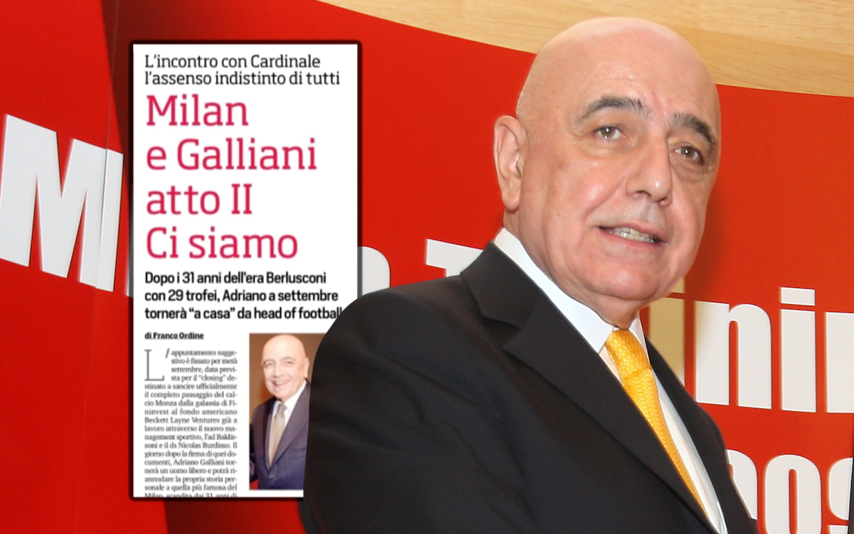 CorSport: ‘Milan and Galliani, Act II’ – the role he will take with return now imminent