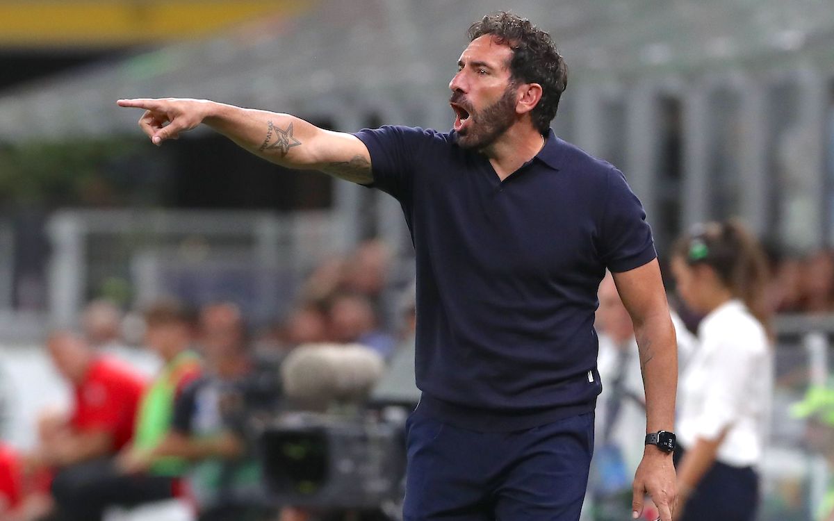 Bari coach ‘happy’ with performance against Milan side that ‘will fight for the Scudetto’