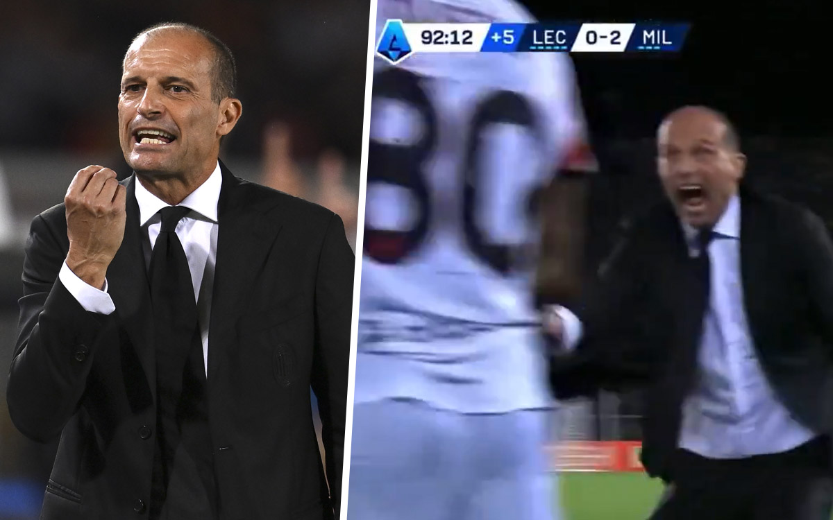 Watch: Allegri’s hilarious reaction as Musah tries to take a quick throw-in