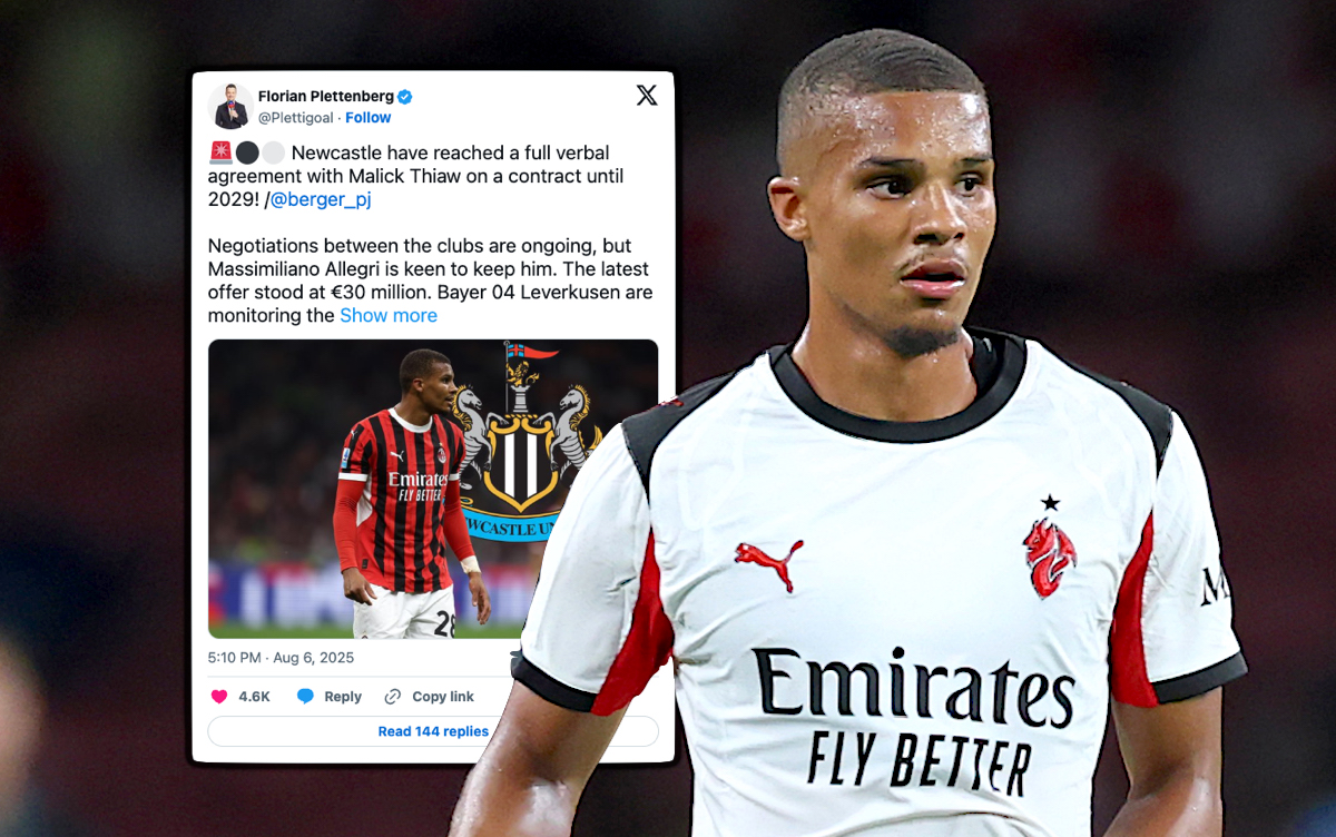 Sky Germany: Milan defender agreed terms with Newcastle – Allegri’s stance is clear
