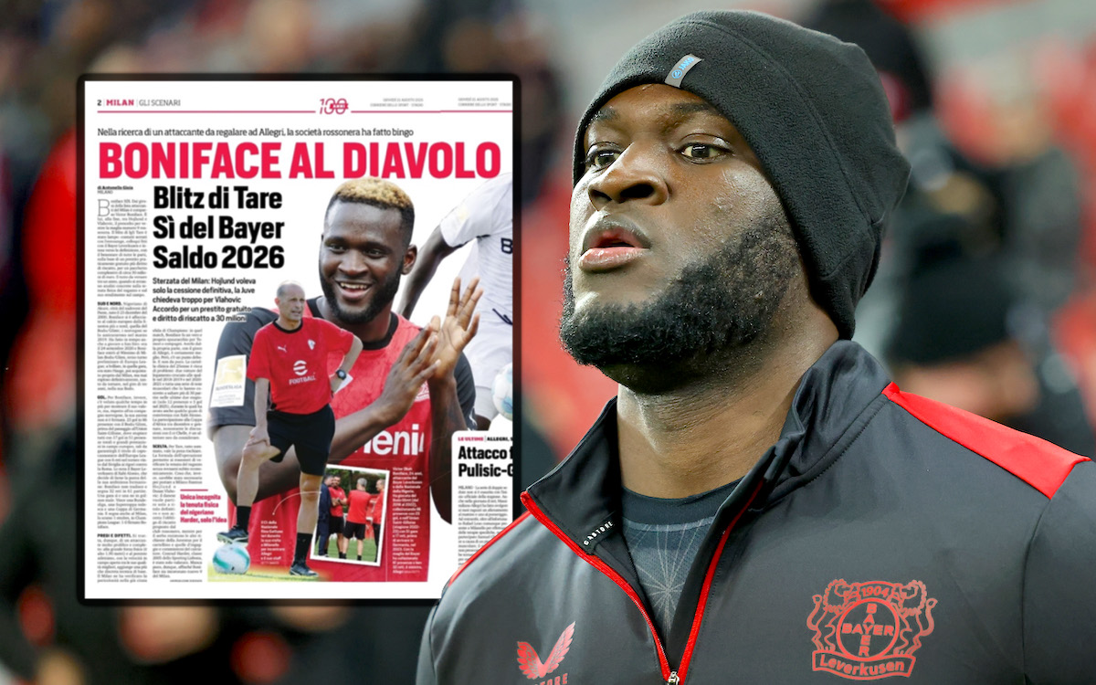 CorSport: ‘Tare’s blitz’ – why Milan decided Boniface is worth the gamble