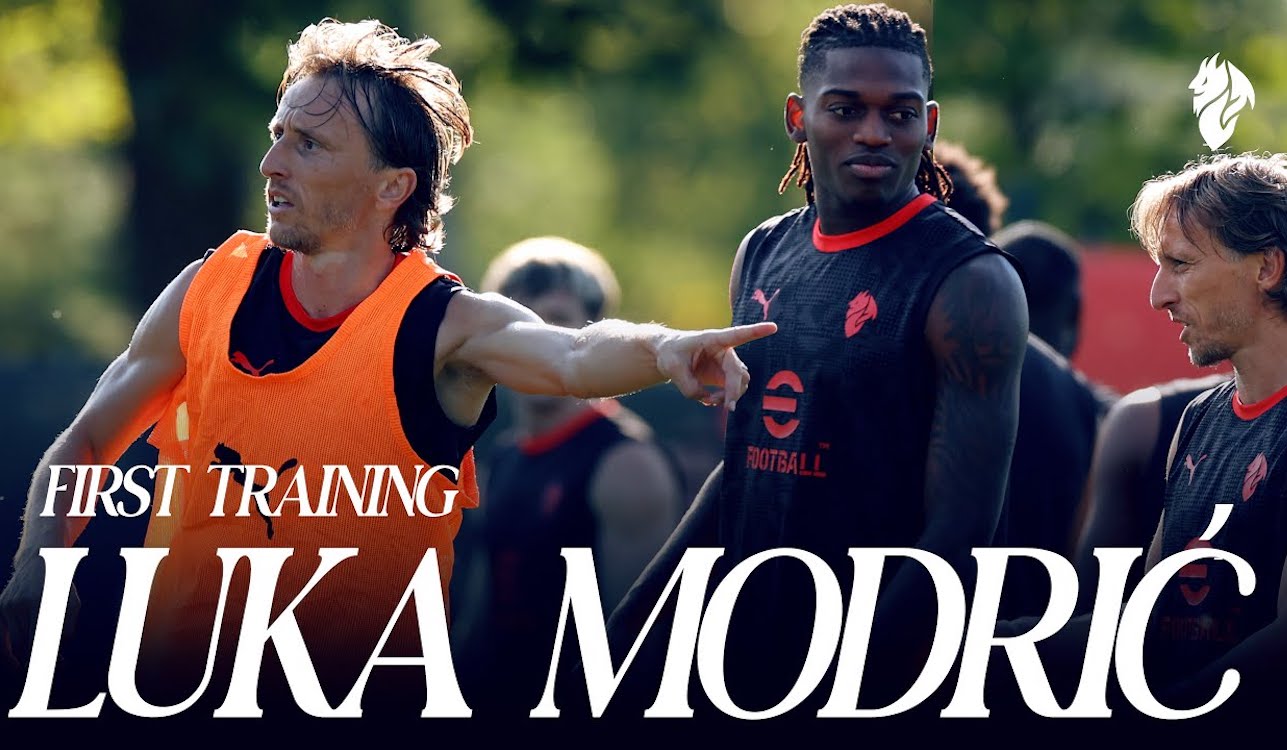Watch: ‘Modric Cam’ follows first day of training at Milanello for new signing
