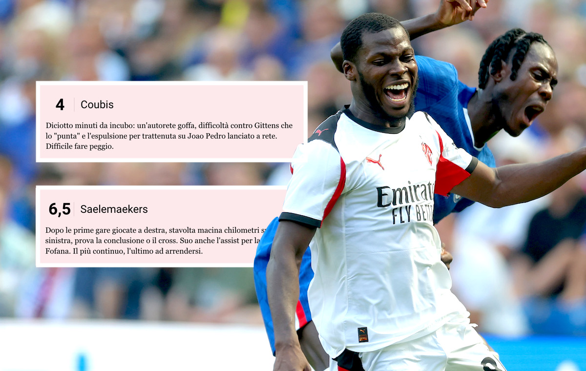 GdS: Milan player ratings from Chelsea defeat – five players get 5 or below