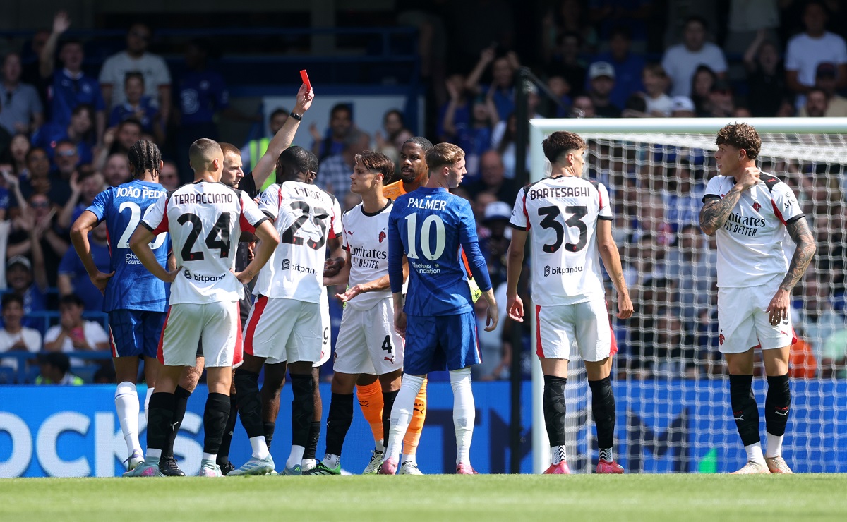 Coubis red card vs Chelsea