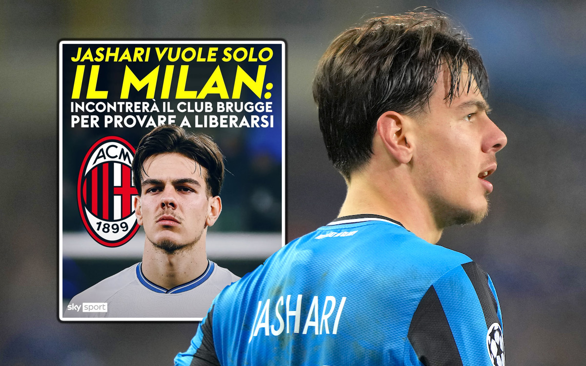 Sky: Jashari to meet Club Brugge after broken 'promise' - he only wants  Milan