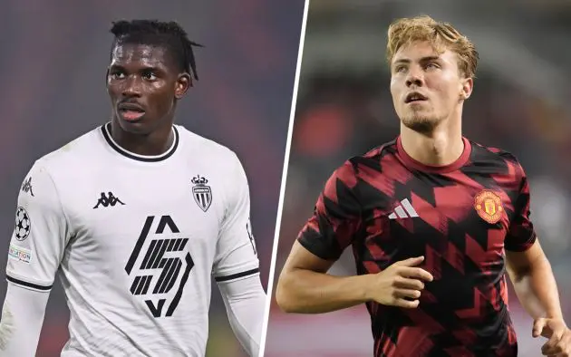 Breel Embolo and Rasmus Hojlund