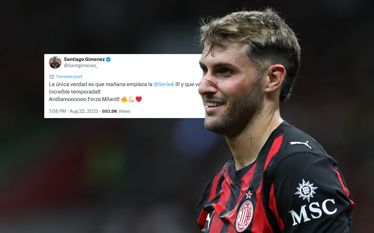 Santiago Gimenez tweet