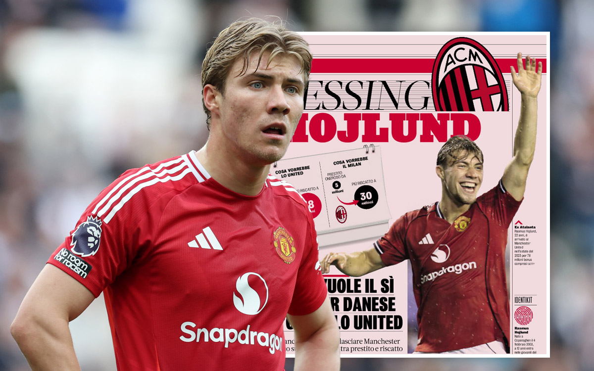 GdS: Milan confident in Hojlund talks with Man Utd – the formula and figures