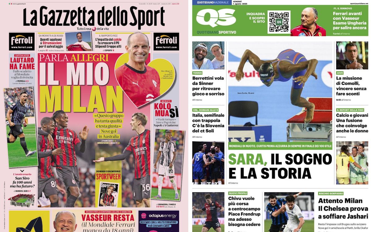 Gallery: ‘Allegri transforms Leao’, ‘Chelsea try snatch Jashari’ – Today’s front pages in Italy