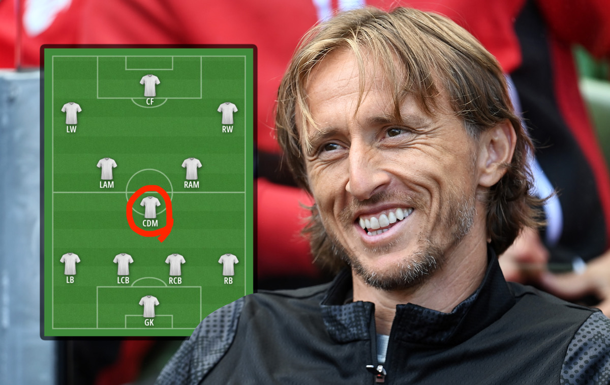 Luka Modric of AC Milan